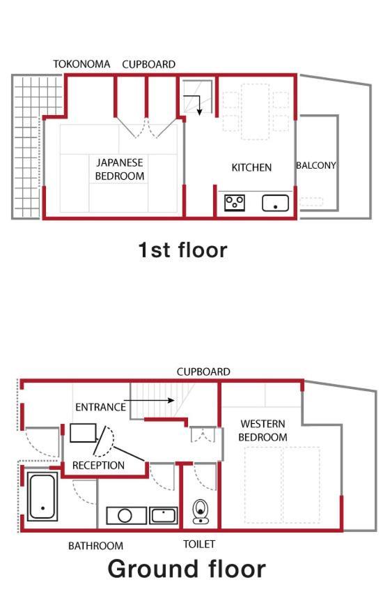 Вилла Tsukinowacho House Киото Экстерьер фото